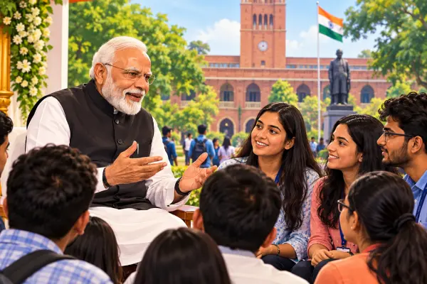 जेन-जी आंदोलन के बाद पहली बार छात्रों के बीच पीएम मोदी, एसआरसीसी में करेंगे संवाद